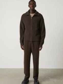 Fashion The Clement Zip Cashmere Cardigan Men Overshirts & Cardigans