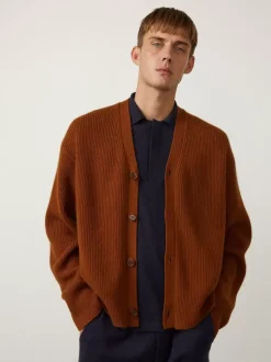 Cheap The Dion V-Neck Cashmere Cardigan Men Overshirts & Cardigans