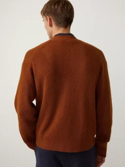 Cheap The Dion V-Neck Cashmere Cardigan Men Overshirts & Cardigans