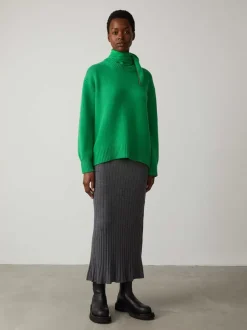 Flash Sale The Noor Sweater | Green Cashmere Sweater Women Women Sweaters