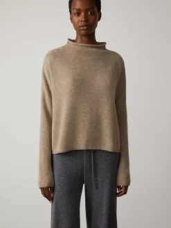 Hot The Sandy Sweater | Mock Neck Cashmere Sweater Women Sweaters