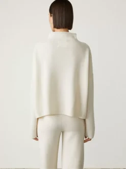 Shop The Sandy Sweater | Mock Neck Cashmere Sweater Women Sweaters