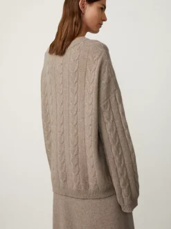 Discount The Vilma Sweater | Cable Knit Cashmere Sweater Women Women Sweaters
